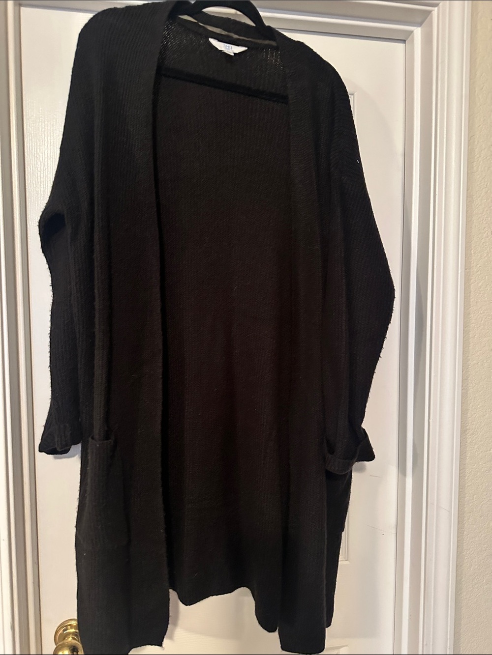 Time and Tru  Open-Front Women's Long Cardigan Sweater
